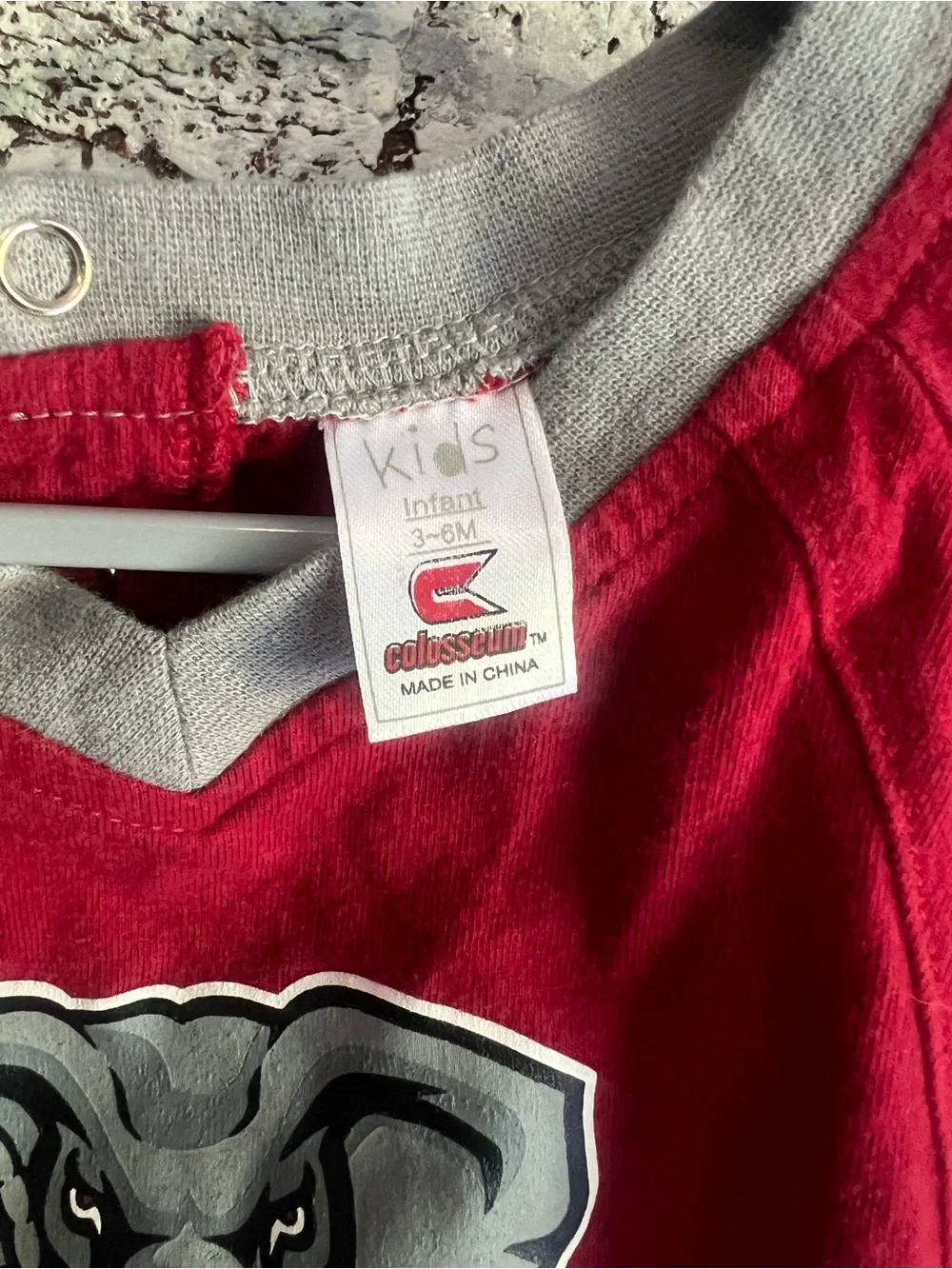 Colosseum Red & Gray Alabama Crimson Tide Kids Tee